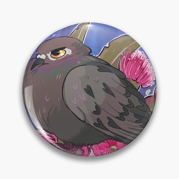 Item preview, Grumpy Pigeon with Gum Blossoms designed and sold by radariant.