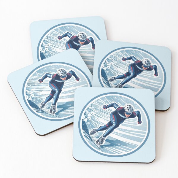 Item preview, Winter Sports Games Arena Speed Skating Competition Sticker designed and sold by colorleafz.