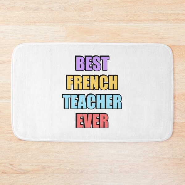 Item preview, Best French Teacher Ever  designed and sold by Inspirationmotivation.
