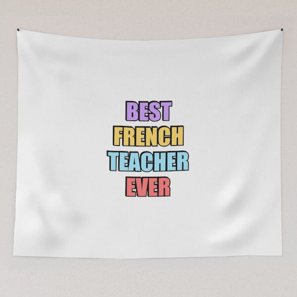 Item preview, Best French Teacher Ever  designed and sold by Inspirationmotivation.