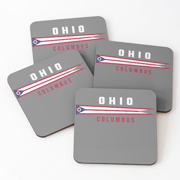 Item preview, Ohio Flag Banner - Columbus State Pride Retro Minimalist Tee designed and sold by mashmosh.