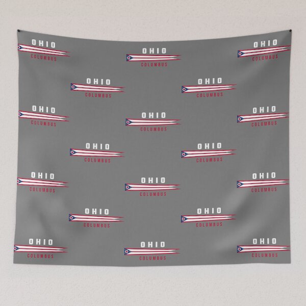 Item preview, Ohio Flag Banner - Columbus State Pride Retro Minimalist Tee designed and sold by mashmosh.