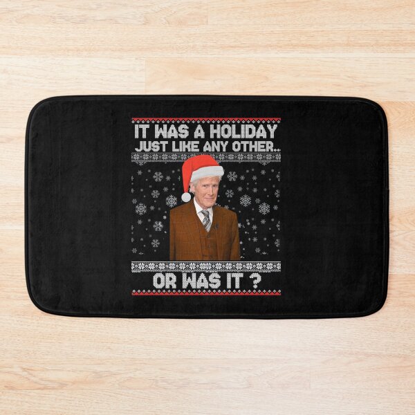 Item preview, Keith Morrison christmas sweater True Crime Ugly Christmas it was a holiday just like any other  Funny Christmas Sweater  designed and sold by EvelynZem.