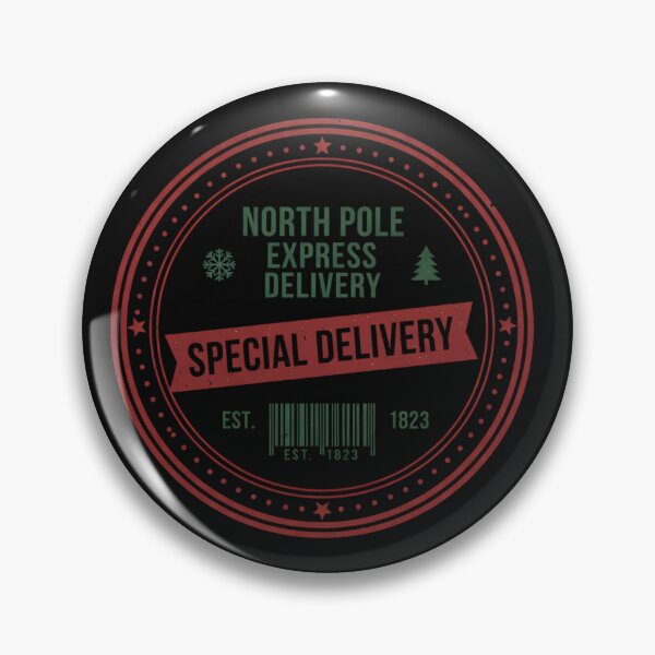 Artikelvorschau, Logo der North Pole Delivery Co. entworfen und verkauft von MofazStyle.