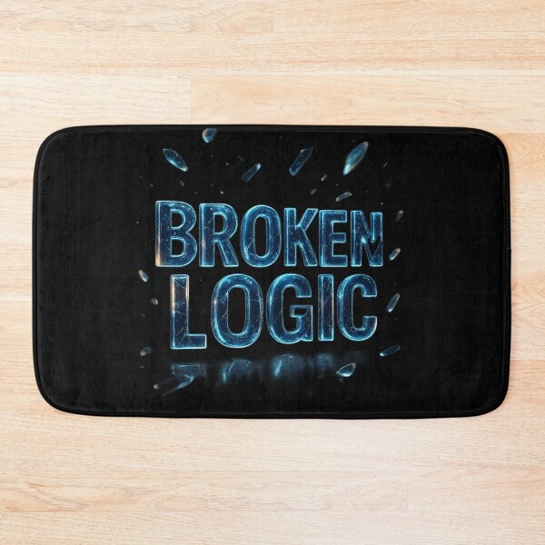 Item preview, Broken Logic - Shattered Glass Typography designed and sold by MKreative Studio.