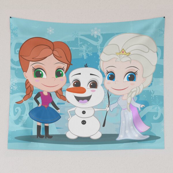 Item preview, Anna, Olaf and Elsa designed and sold by Inescpacheco.