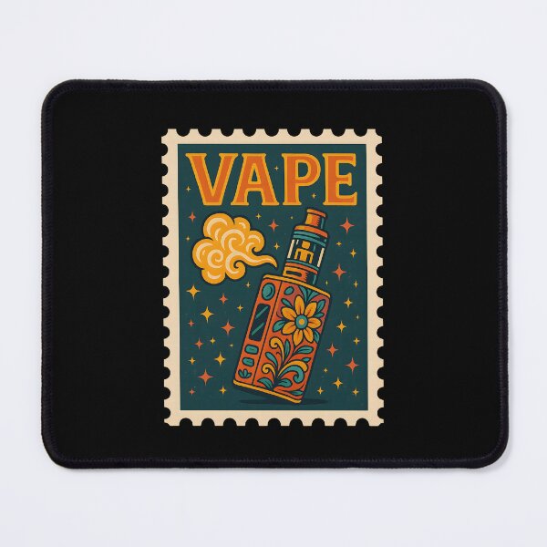 Item preview, Vintage Vape Stamp – Floral Cloud Edition designed and sold by House of Taste Vape Designs.