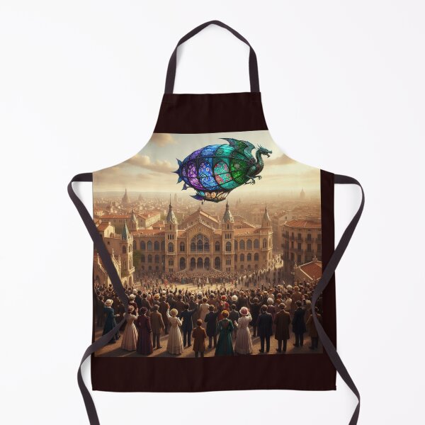 Item preview, Historic Art Nouveau Spain Barcelona 1900’s Airship Palau de la Música Catalana designed and sold by AppliedAtelier.