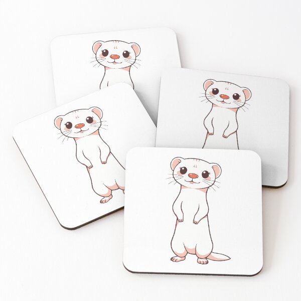 Item preview, Cute Albino Ferret designed and sold by Petzzz.