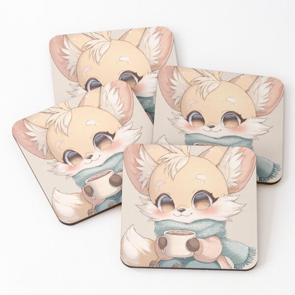 Item preview, Kawaii Pastel Fox Girl – Cute Aesthetic Character designed and sold by Chicbyvalde973.