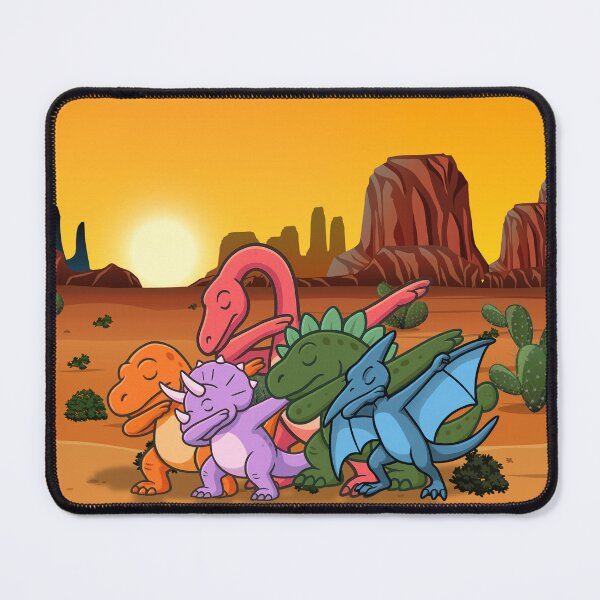 Item preview, Cute Dinosaur Squad in the Desert designed and sold by Ivy-Triggs.