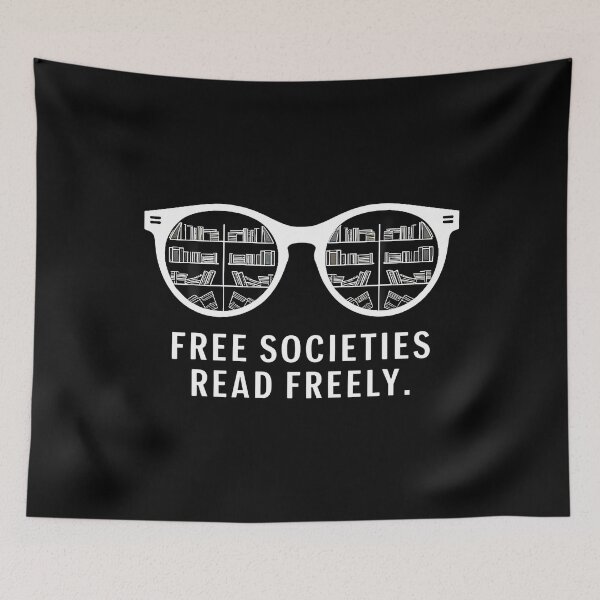 Item preview, Free Societies Read Freely Sunglasses Knowledge Power Quote designed and sold by TiffanyLucia.