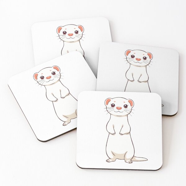 Item preview, Funny Albino Ferret designed and sold by Petzzz.
