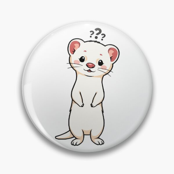 Item preview, Curious Albino Ferret designed and sold by Petzzz.