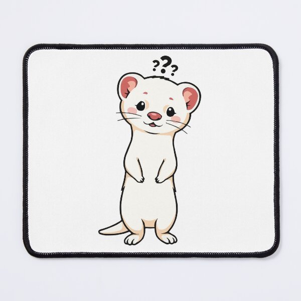 Item preview, Curious Albino Ferret designed and sold by Petzzz.