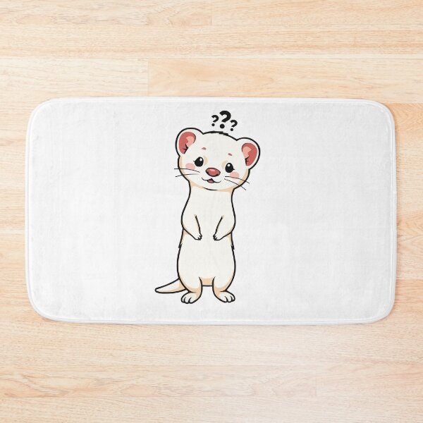 Item preview, Curious Albino Ferret designed and sold by Petzzz.