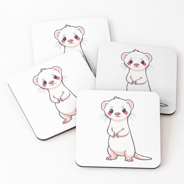 Item preview, Shy Albino Ferret designed and sold by Petzzz.