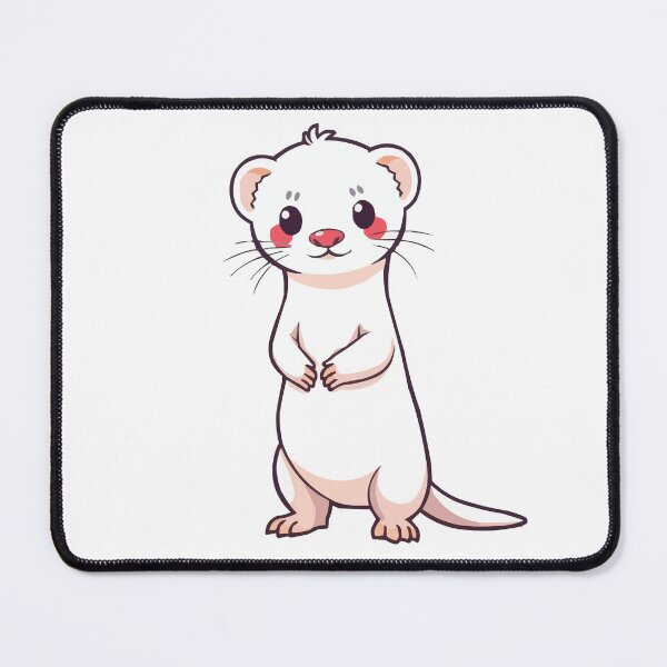 Item preview, Shy Albino Ferret designed and sold by Petzzz.