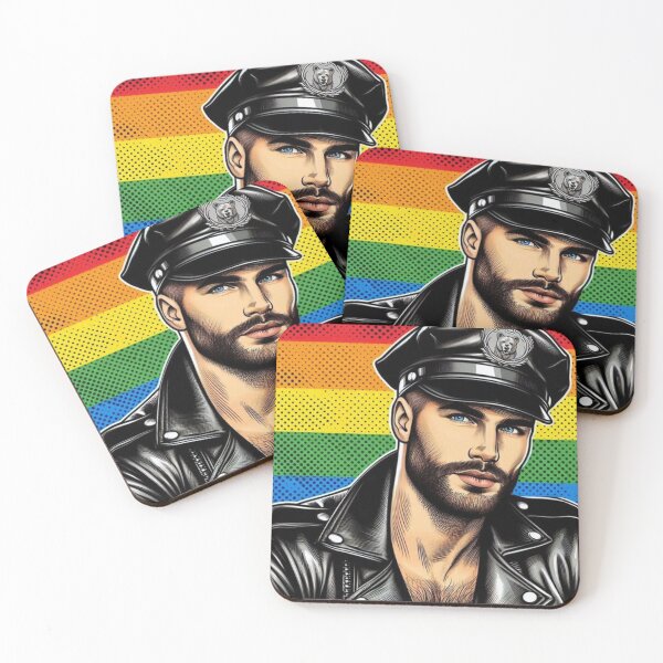 Item preview, Gay Leather Bear Daddy Color Pride Graphic Design designed and sold by ItsAKinkThing.