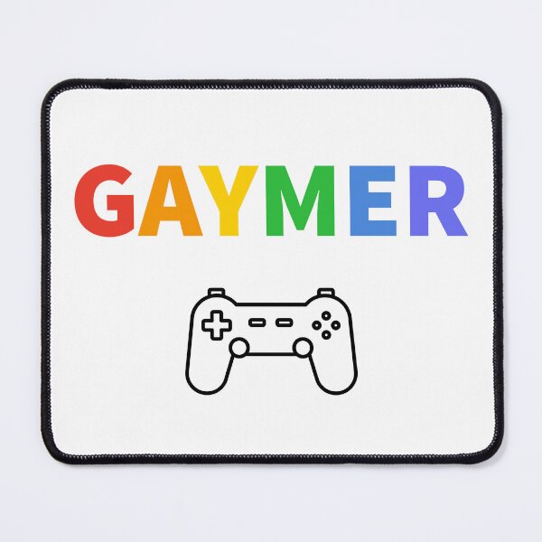 Item preview, Gaymer rainbow controller print (gamer, LGBT+) designed and sold by Printed4all.
