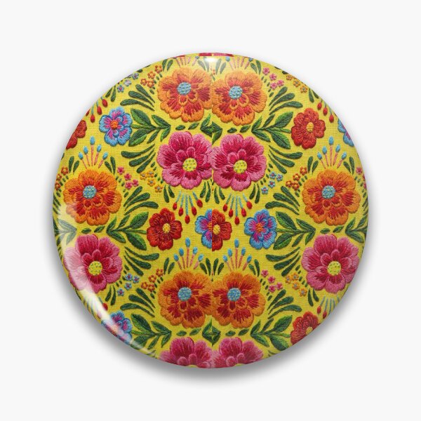 Item preview, Floral Art in Embroidered Huipil designed and sold by SAUHER.