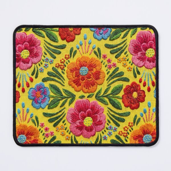 Item preview, Floral Art in Embroidered Huipil designed and sold by SAUHER.