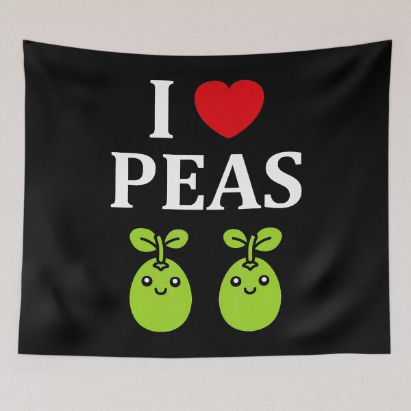 Item preview, Humor Pea Simple Minimalist Vegetable I Love Peas designed and sold by SarahLorri.