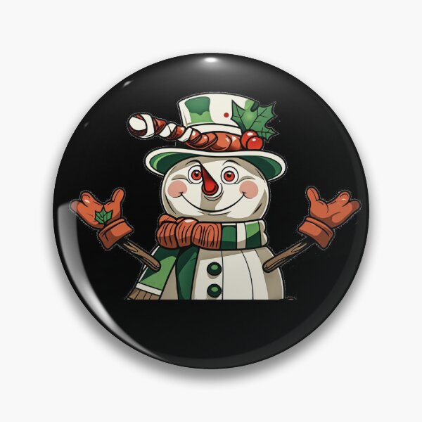 Item preview, Cheerful Christmas Snowman Illustration gifts for christmas designed and sold by zuzzelek44.