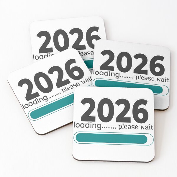 Item preview, 2026 loading, please wait-New year motivational sticker designed and sold by SoftworksStudio.