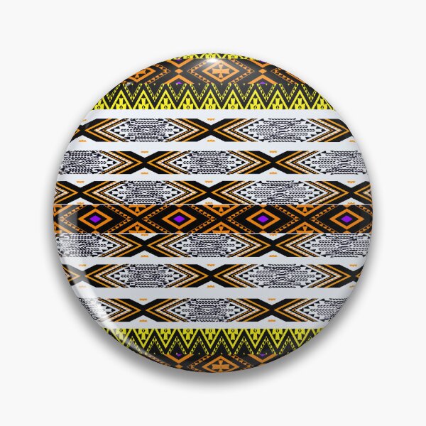 Item preview, Thai ethnic style pattern - Flow on yellow designed and sold by Sukjai@Design.