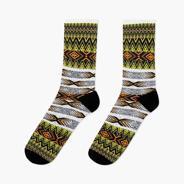 Item preview, Thai ethnic style pattern - Flow on yellow designed and sold by Sukjai@Design.