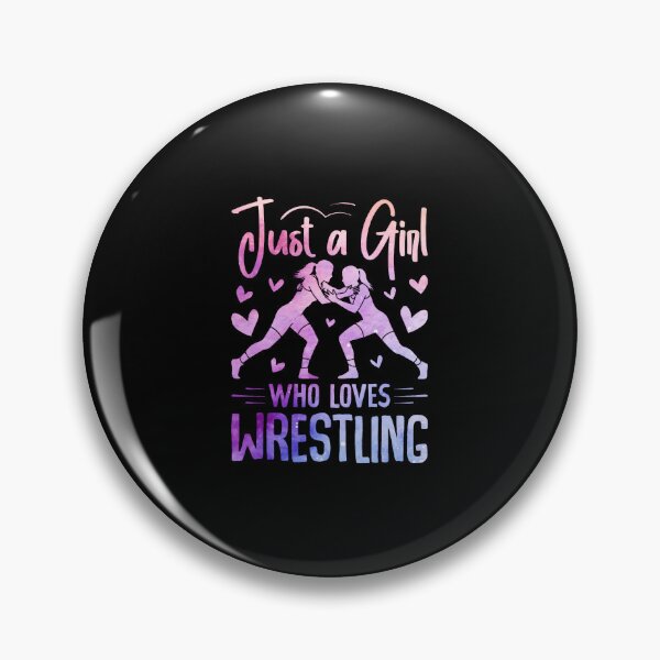 Item preview, Just A Girl Who Loves Wrestling Submission Mat Sport designed and sold by CleoRoseanna.
