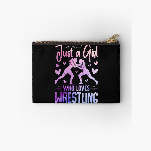 Item preview, Just A Girl Who Loves Wrestling Submission Mat Sport designed and sold by CleoRoseanna.