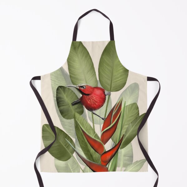 Item preview, Crimson Sunbird on Heliconia designed and sold by Art_By_Wing.