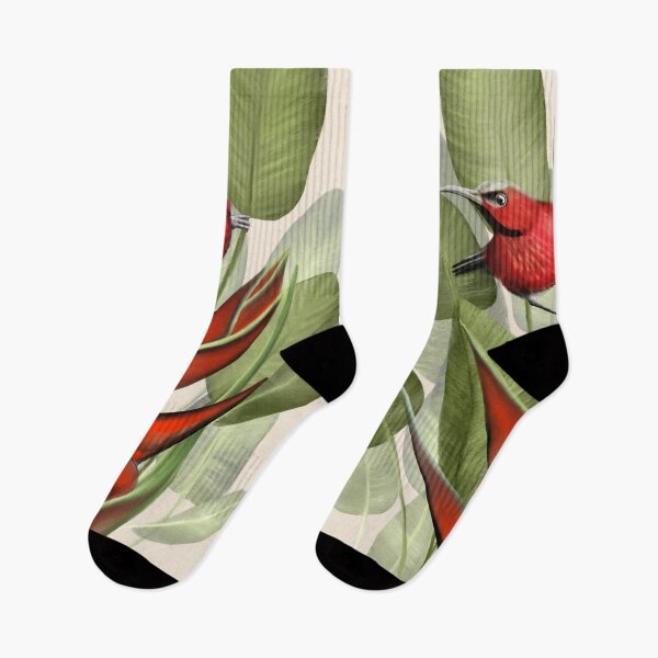 Item preview, Crimson Sunbird on Heliconia designed and sold by Art_By_Wing.