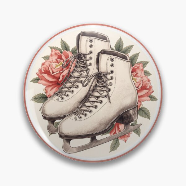 Item preview, Winter Sports Games Arena Figure Skates Sticker designed and sold by colorleafz.