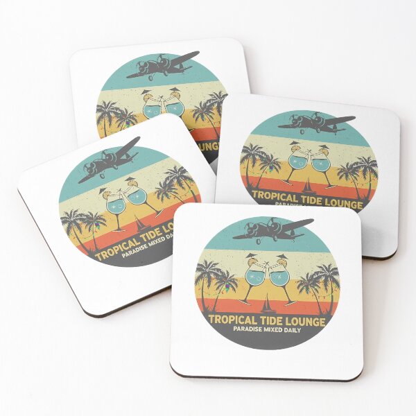 Item preview, Tropical Tide Lounge - Paradise Mixed Daily - Catalina Summer Mixer Style designed and sold by KayaVisuals.