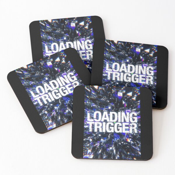 Item preview, Loading Trigger Glitch Design with Pixel Chaos and Digital Fragment Vibes designed and sold by SplashTastic.