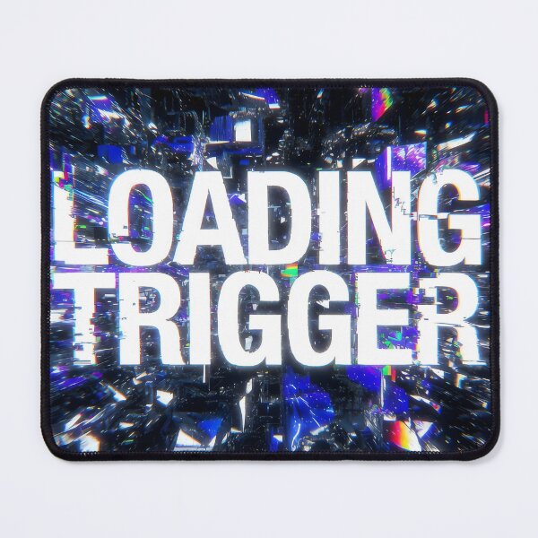 Item preview, Loading Trigger Glitch Design with Pixel Chaos and Digital Fragment Vibes designed and sold by SplashTastic.