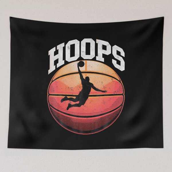 Item preview, Hoops Basketball Ball Basketball Playee Fan Slam Dunk designed and sold by LydiaShirley.
