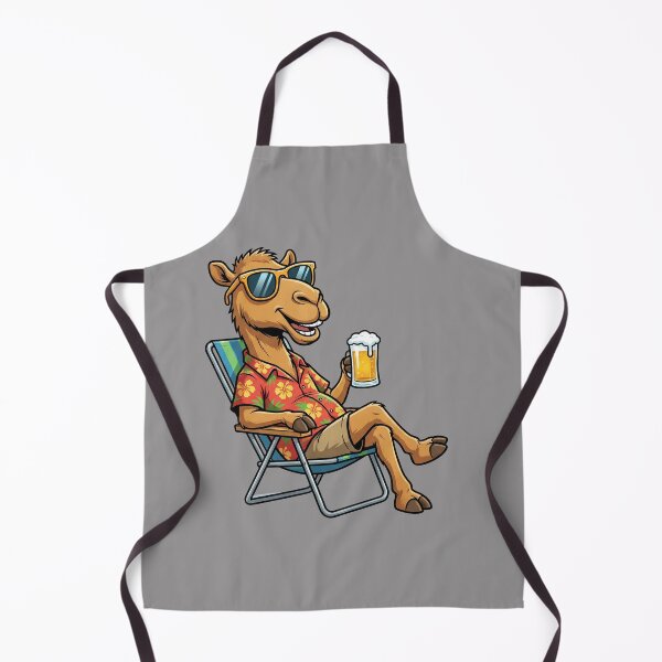 Item preview, Cool Camel: Funny Camel Enjoying a Beer – Comedy Camel Drinking T-Shirt designed and sold by Grang Art Artistic Designs.