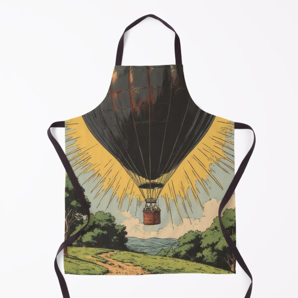 Item preview, Hot air balloon over lush landscape designed and sold by Mianku | Für das Leben.