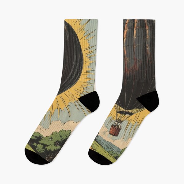 Item preview, Hot air balloon over lush landscape designed and sold by Mianku | Für das Leben.