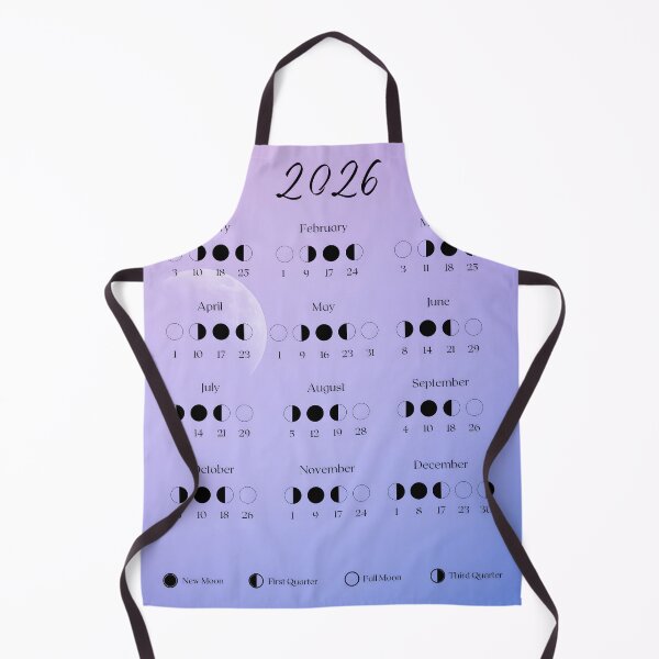 Item preview, 2026 Lunar Calendar – Purple Cloudy Moon designed and sold by EmeraldeaDesign.