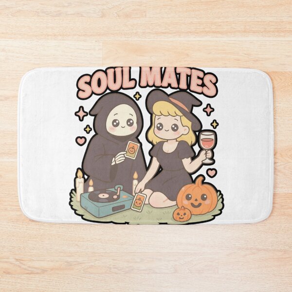 Item preview, Kawaii Grim Reaper and Witch | Soul Mates Halloween Design | by Nooby Draw designed and sold by NoobyDraw.