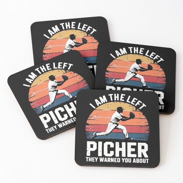 Item preview, I Am The Left Pitcher They Warned You About Softball Player designed and sold by StephanieSophie.