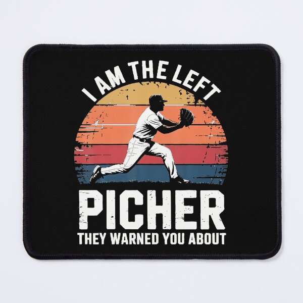 Item preview, I Am The Left Pitcher They Warned You About Softball Player designed and sold by StephanieSophie.