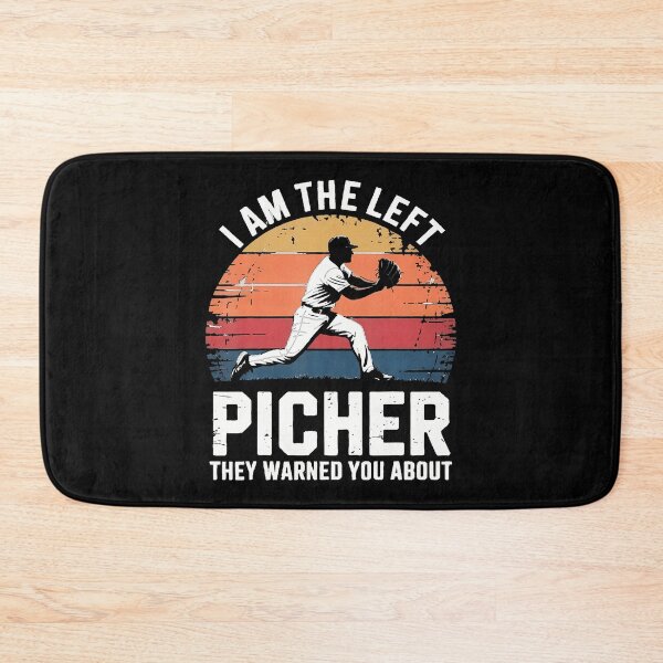 Item preview, I Am The Left Pitcher They Warned You About Softball Player designed and sold by StephanieSophie.