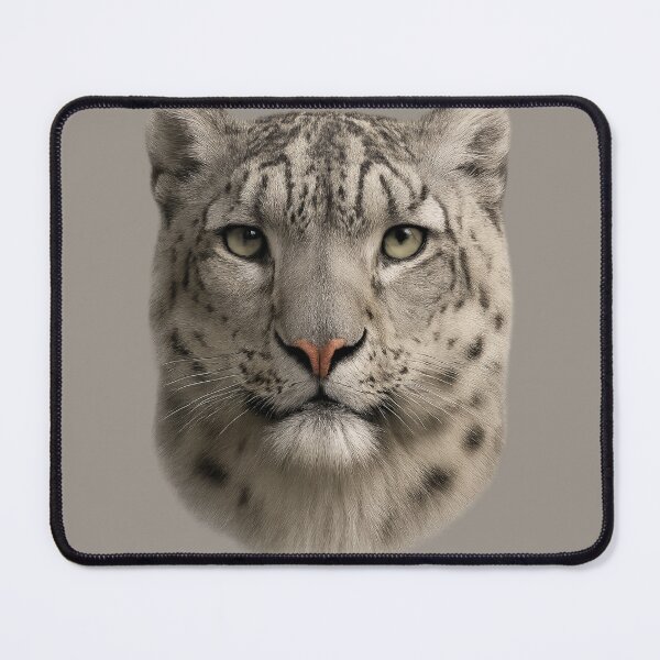 Item preview, Snow Leopard Wildface Artwork – Realistic Wildlife Portrait designed and sold by BROHLine Studio.