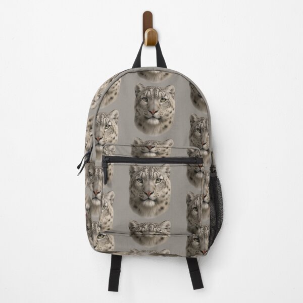 Item preview, Snow Leopard Wildface Artwork – Realistic Wildlife Portrait designed and sold by BROHLine Studio.